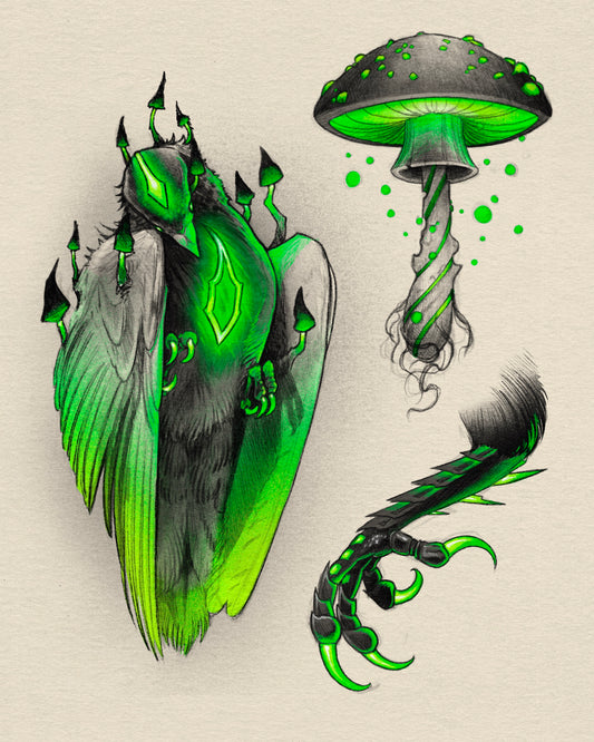 Hexylium Study Print