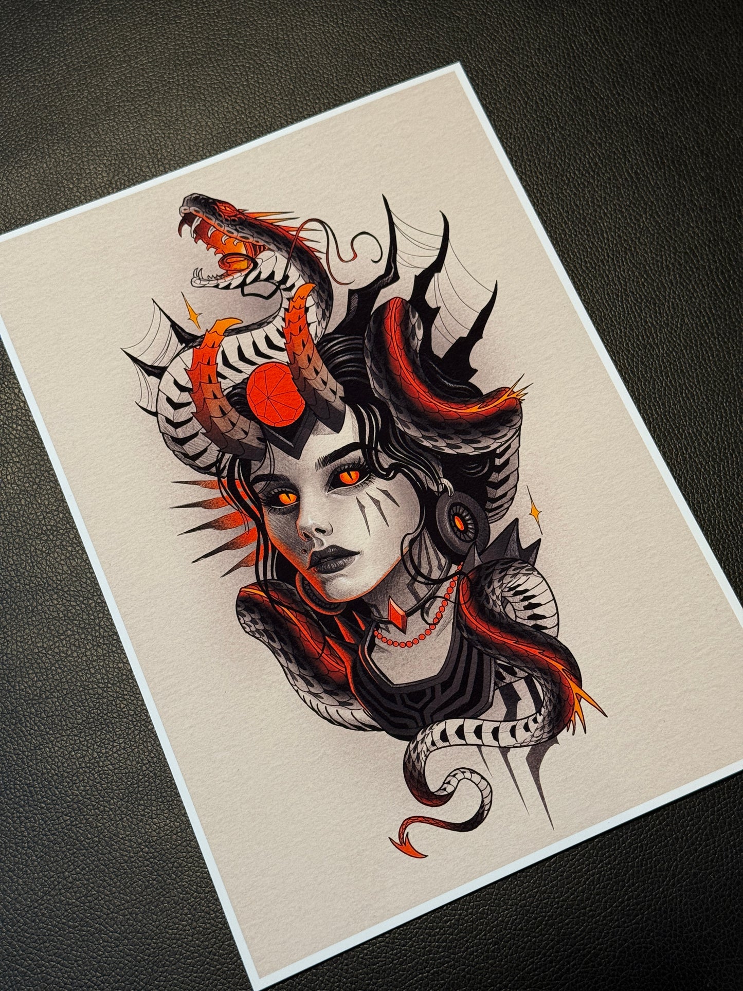 Serpent Whisperer Print