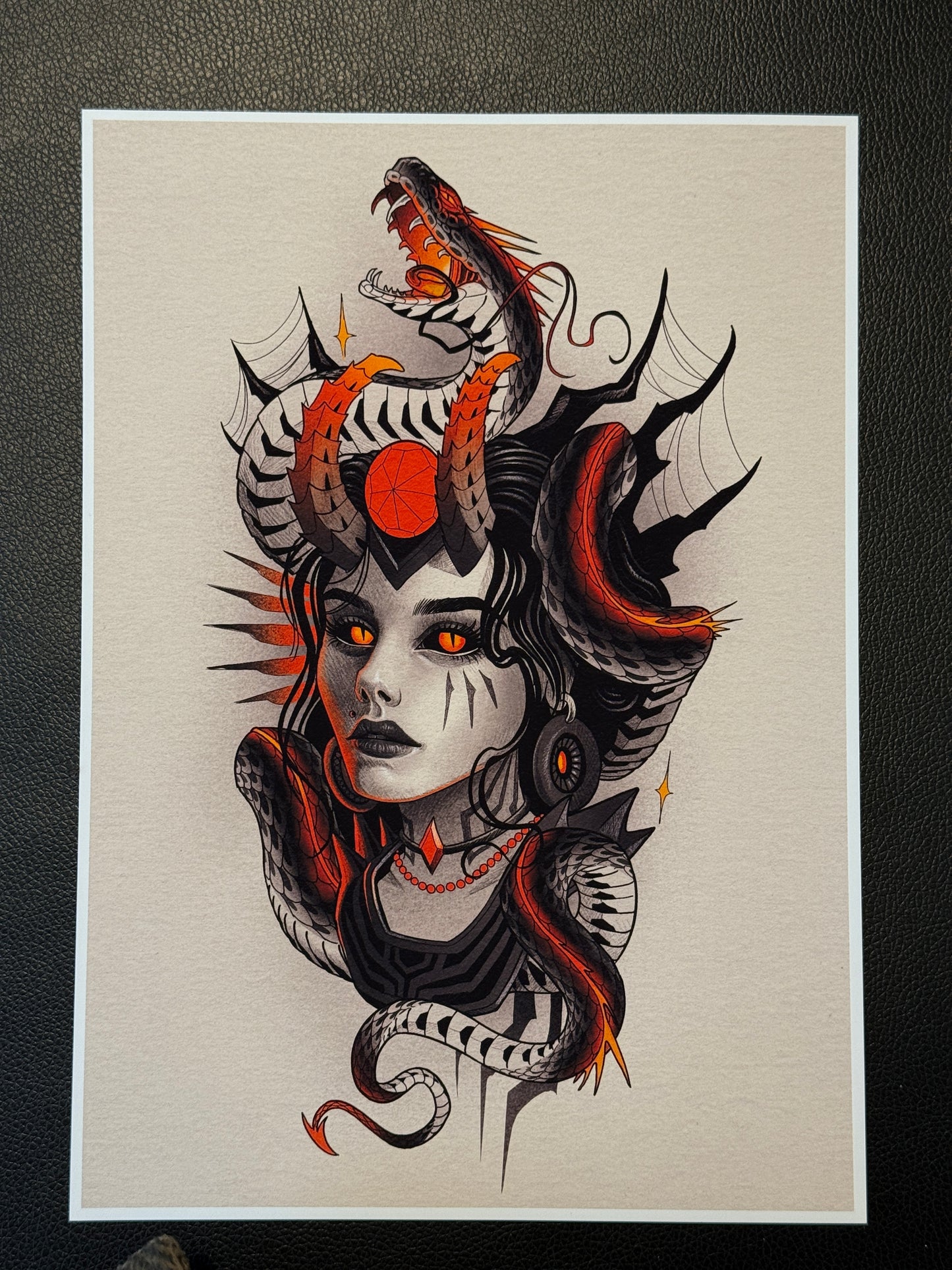 Serpent Whisperer Print